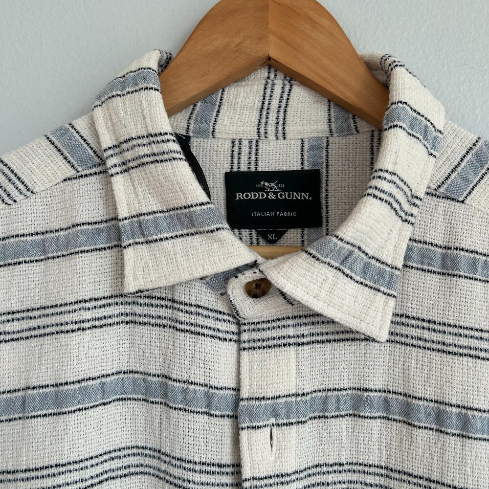 RODD & GUNN Yarrow Creek Short Sleeve Recycled Cotton Blend Button-Up Shirt